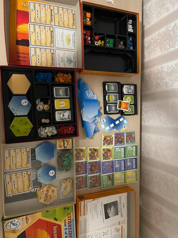 Houten editie kolonisten can catan met 5+6 uitbreidngen, Hobby en Vrije tijd, Gezelschapsspellen | Bordspellen, Zo goed als nieuw