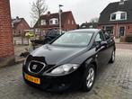 Seat Leon 1.6 75KW 2007 Zwart, Auto's, 4 cilinders, Leon, Zwart, 57 €/maand