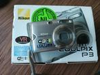Nikon Coolpix P3, Ophalen, Compact, Nikon, Minder dan 4 keer