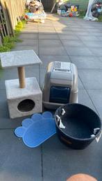 Complete katten set: kattenbak, mand, krabpaal., Dieren en Toebehoren, Katten-accessoires, Ophalen of Verzenden, Zo goed als nieuw