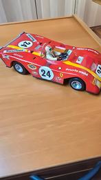 Oude blikken ferrari auto. Lemans., Ophalen of Verzenden