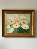 Vintage schilderij “ Elisabeth Krops, Tender Poppies”, Gebruikt, Ophalen of Verzenden, Minder dan 50 cm, 50 tot 75 cm