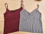 SUBDUED 2 TOPS MAAT XS EN S, Kleding | Dames, Ophalen of Verzenden, Zonder mouw, Maat 34 (XS) of kleiner, Grijs