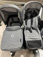 Bugaboo Donkey 5 Duo Grey - Super nette staat!, Gebruikt, Ophalen of Verzenden, Combiwagen, Duowagen