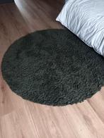 Rond VINDEBÄK vloerkleed, Huis en Inrichting, Stoffering | Tapijten en Kleden, Ophalen, Grijs, Rond, Zo goed als nieuw