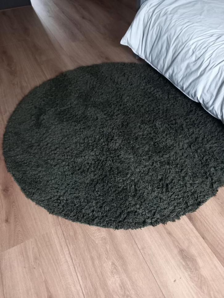 Rond VINDEBÄK vloerkleed, Huis en Inrichting, Stoffering | Tapijten en Kleden, Zo goed als nieuw, 100 tot 150 cm, 100 tot 150 cm
