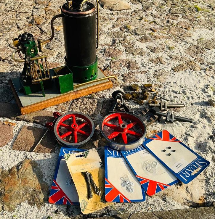STUART  v10 stoommachine + veel extra, Hobby en Vrije tijd, Modelbouw | Overige, Gebruikt, Groter dan 1:32, Ophalen of Verzenden