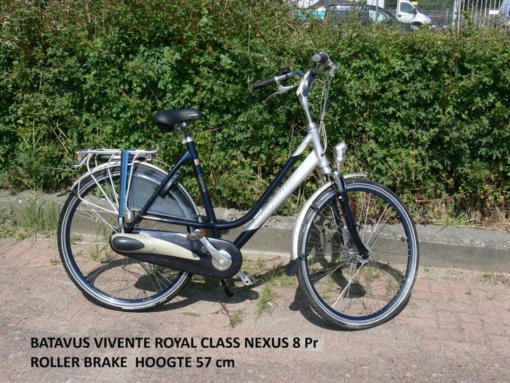 BATAVUS VIVENTE ROYAL CLASS, Fietsen en Brommers, Fietsen | Dames | Damesfietsen, Zo goed als nieuw, Batavus, Versnellingen, 56 cm of meer