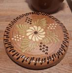 Oude Franse Onderzetter - Elzas Keramiek, Ophalen of Verzenden