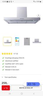 Afzuigkap 90 cm, Witgoed en Apparatuur, Afzuigkappen, Ophalen, Zo goed als nieuw, Wandschouwkap