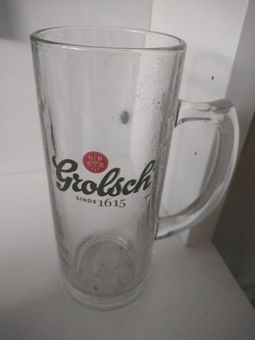 Grolsch Bierglas met Oor beschikbaar voor biedingen