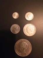 zilveren munten, Postzegels en Munten, Munten | Nederland, Verzenden, Zilver, Overige waardes, Koningin Wilhelmina