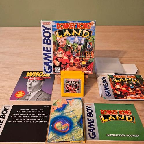 Nintendo Game Boy Donkey Kong Land, CIB, Spelcomputers en Games, Games | Nintendo Game Boy, Gebruikt, Avontuur en Actie, 1 speler