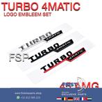 A45 CLA45 GLA45 AMG Turbo 4matic LOGO embleem SET W176 W177, Ophalen of Verzenden, Gebruikt