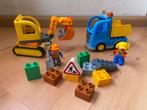 Duplo, rupsbandgraafmachine en kiepwagen, set 10812 compleet, Kinderen en Baby's, Speelgoed | Duplo en Lego, Ophalen of Verzenden