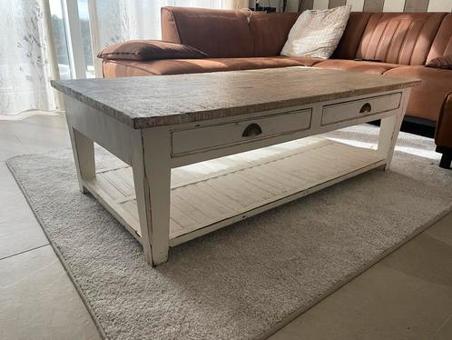 Salon tafel, Huis en Inrichting, Tafels | Salontafels, Gebruikt, Minder dan 50 cm, 50 tot 100 cm, 100 tot 150 cm, Rechthoekig