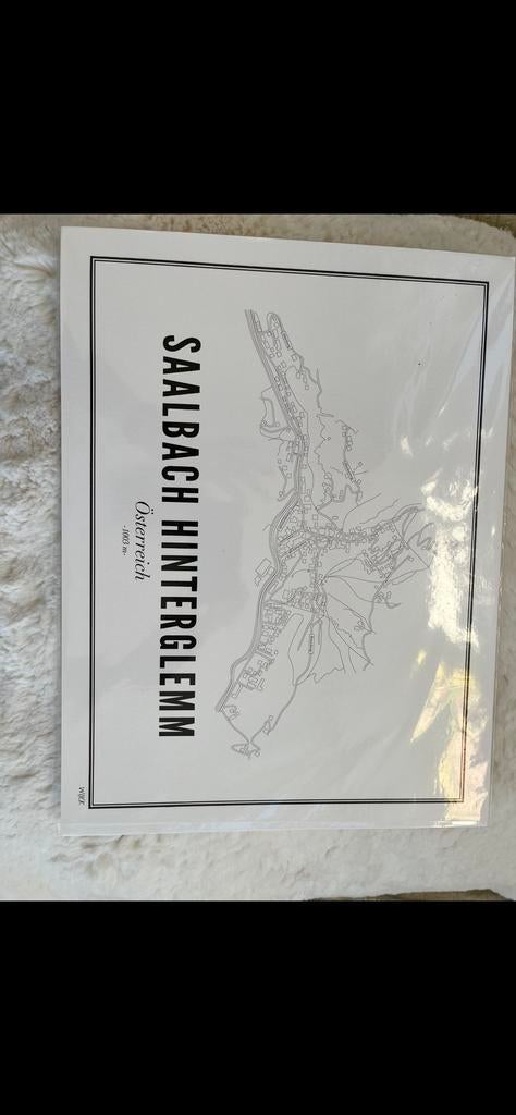 Wijck Saalbach Hinterglemm, Ophalen of Verzenden, Nieuw, Minder dan 50 cm, Schilderij