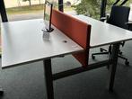 Duo Bureau met Scheidingswand, Ophalen of Verzenden, Gebruikt, Bureau