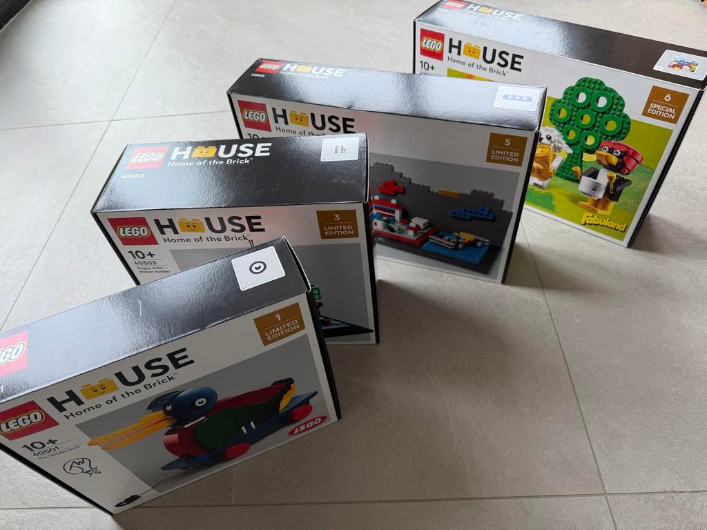 LEGO House Sets - 40501, 40503, 40505, 40506, Kinderen en Baby's, Ophalen of Verzenden, Nieuw, Complete set, Lego