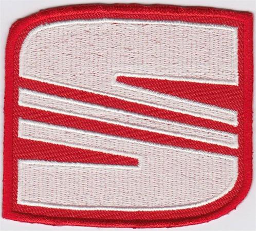Seat stoffen opstrijk patch embleem, Verzamelen, Automerken, Motoren en Formule 1, Nieuw, Auto's, Verzenden