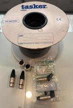 Tasker C287 Quad microfoonkabel 50m + Pluggen, Muziek en Instrumenten, Kabels en Stekkers, Ophalen of Verzenden, Nieuw, Licht