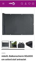 VidaXL Balkonscherm 90x600cm antraciet nieuw!!!, Tuin en Terras, Schaduwdoeken, Ophalen of Verzenden, Zo goed als nieuw