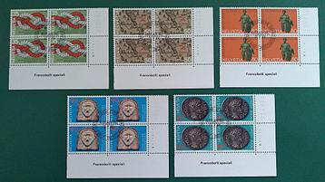 Zwitserland : Blokken jubilea + sport 1986 met FDC stempel beschikbaar voor biedingen