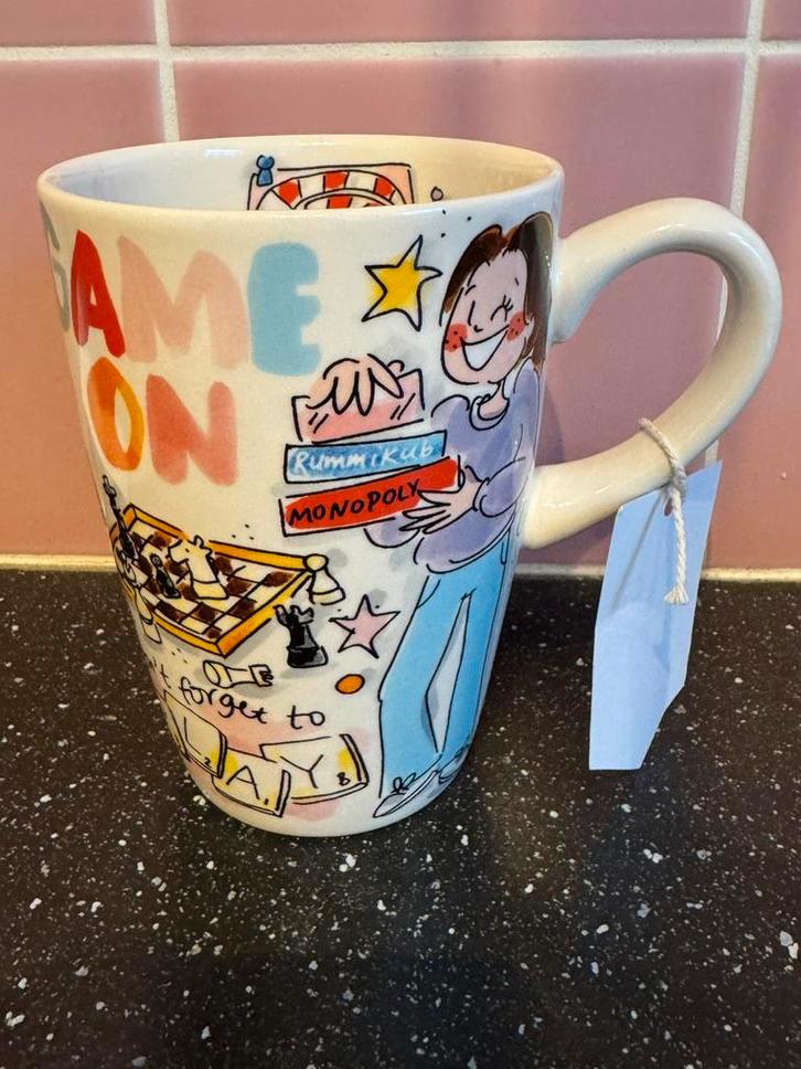 Blond Amsterdam beker XL ~ Game on 0,5 L ~ NIEUW, Huis en Inrichting, Keuken | Servies, Nieuw, Kop(pen) en/of Schotel(s), Blond Amsterdam