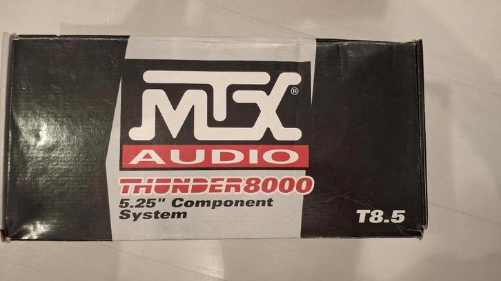 MTX T8.5 Thunder 8000 13cm componentensysteem old skool, Auto diversen, Autospeakers, Nieuw, Ophalen