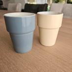 Twee Vintage bekers van Boch Pastel jaren 60, Huis en Inrichting, Keuken | Servies, Ophalen of Verzenden, Zo goed als nieuw, Overige stijlen