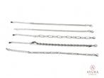 Sterling zilveren dames armbanden ( set van 5 ), Verzenden, Nieuw, Zilver, Zilver