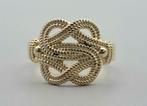 Gouden mattenklopper ring. 2025/471., Sieraden, Tassen en Uiterlijk, Ringen, 18 tot 19, ., Nieuw, Ophalen of Verzenden
