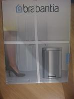 Prullenbak brabantia 10-12l, Nieuw, Rvs, 10 tot 20 liter, 50 tot 75 cm