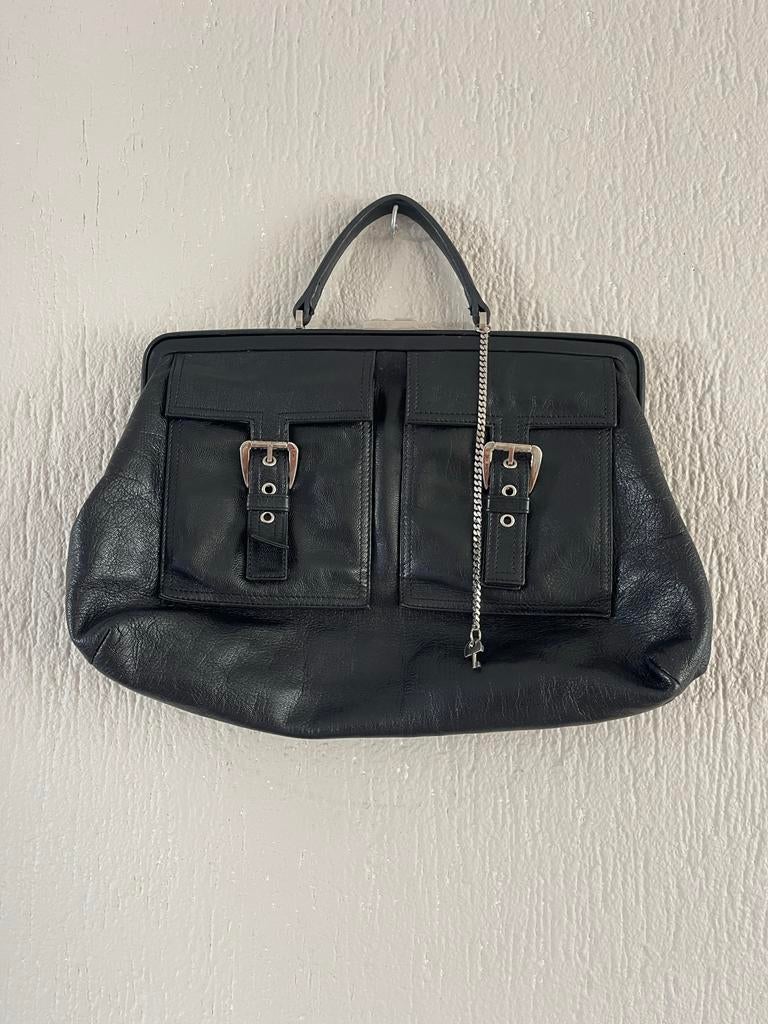 CELINe …Elegante zwarte handtas, Ophalen of Verzenden, Gebruikt, Zwart, Handtas