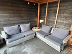 Steigerhout tuinset loungeset, Ophalen, 4 zitplaatsen, Gebruikt, Hocker