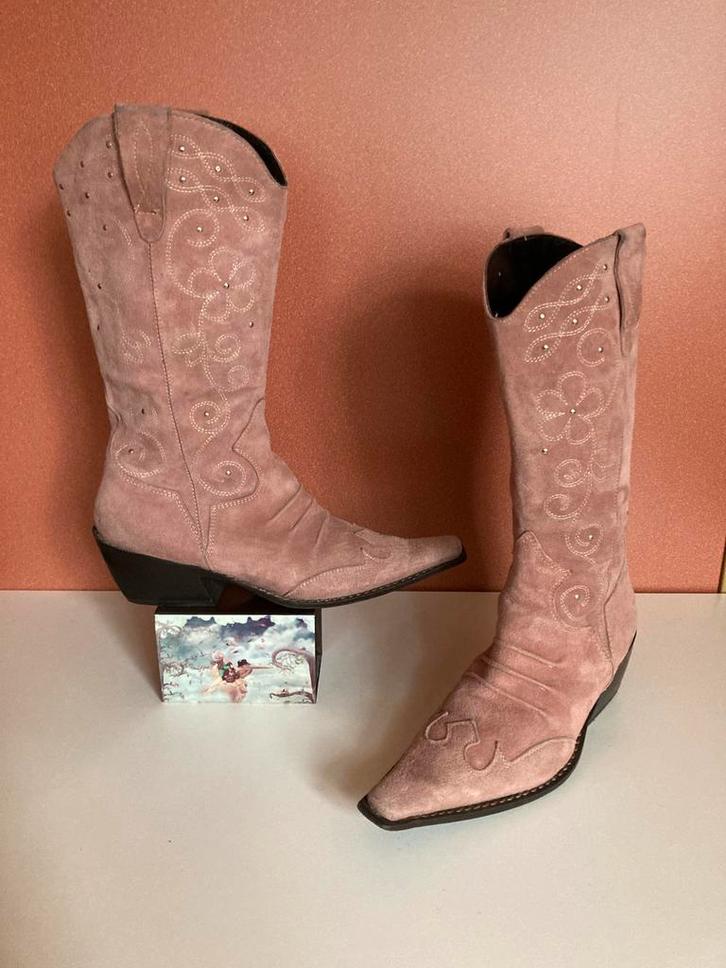 Vintage Ravelli laarzen roze echt leer 37😍mooi👌❤️☀️, Kleding | Dames, Schoenen, Zo goed als nieuw, Hoge laarzen, Roze, Verzenden
