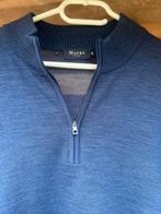 Merinowollen Polo Trui met Rits - Navy, Ophalen of Verzenden, Zo goed als nieuw, Overige maten, Blauw
