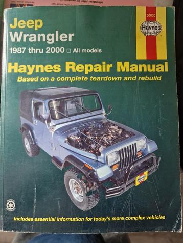 Jeep Wrangler 4-cyl & 6-cyl, 2WD & 4WD (1987-2017) Haynes Re beschikbaar voor biedingen