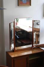 Vintage klapspiegel / retro mid century design deens teak 60, Huis en Inrichting, Woonaccessoires | Spiegels, Ophalen, Minder dan 50 cm