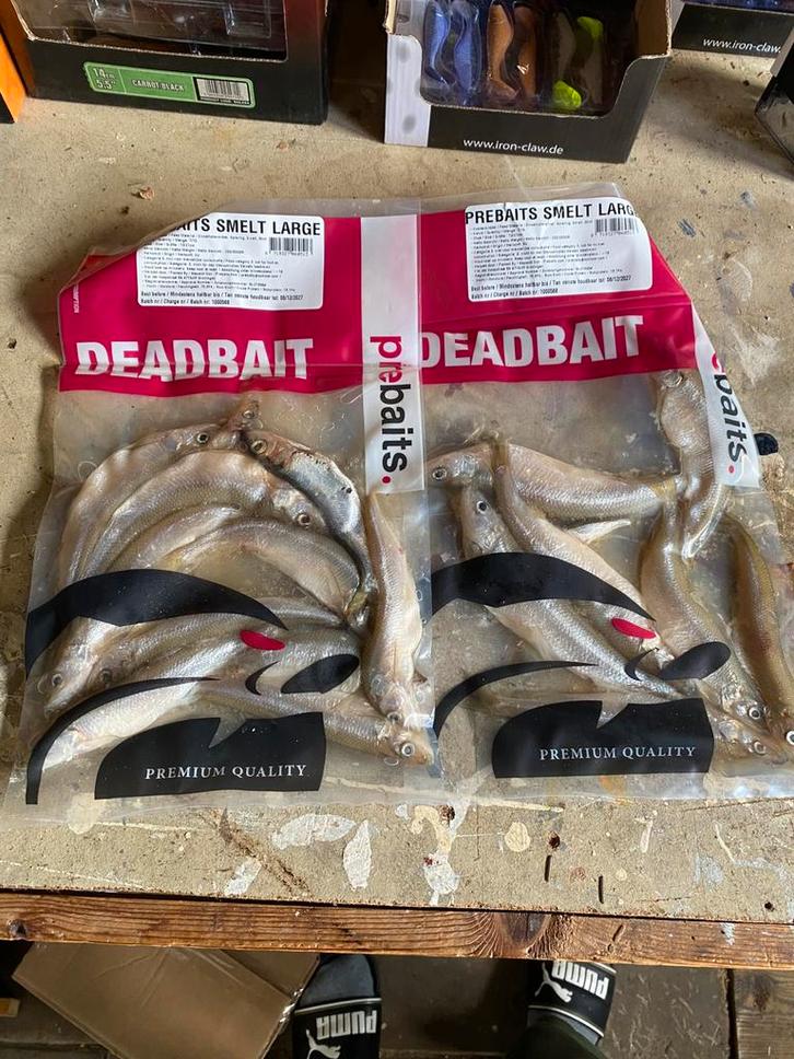 GRATIS Zak Grote Spiering bij aankoop van doodaas set, Watersport en Boten, Hengelsport | Roofvissen, Nieuw, Overige typen, Ophalen