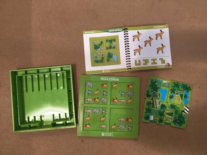 Safari Hide & Seek Puzzelspel, Kinderen en Baby's, Speelgoed | Kinderpuzzels, Gebruikt, 6 jaar of ouder, Minder dan 10 stukjes