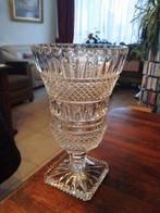 Kristallen bokaal vaas - 16,5 cm hoog, Antiek en Kunst, Antiek | Glas en Kristal, Ophalen of Verzenden