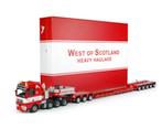 Tekno West of Scotland MAN TGX XXL  met 3+5 dieplader, Hobby en Vrije tijd, Modelauto's | 1:50, Ophalen of Verzenden, Nieuw, Bus of Vrachtwagen