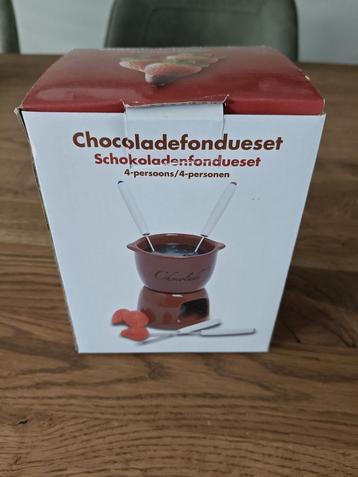 Chocolade fondueset, 4 personen, xenos beschikbaar voor biedingen