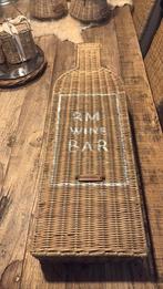 Riviera maison rattan wine bar, Ophalen, Zo goed als nieuw