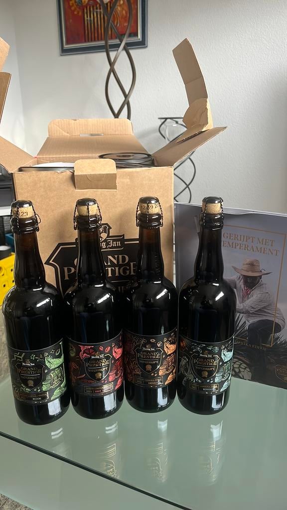 Grand Prestige vatgerijpt 2023, Verzamelen, Biermerken, Ophalen, Zo goed als nieuw, Flesje(s), Hertog Jan
