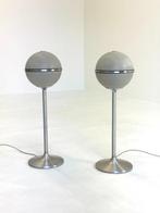 Grundig Audiorama 4000 Speakers taupe 1970, Audio, Tv en Foto, Luidsprekers, -, -, Grundig, Front, Rear of Stereo speakers
