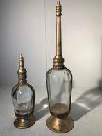 Set van twee Marokkaanse Parfumflessen - Antiek - 1920/1925, Ophalen of Verzenden, Gebruikt, Parfumfles