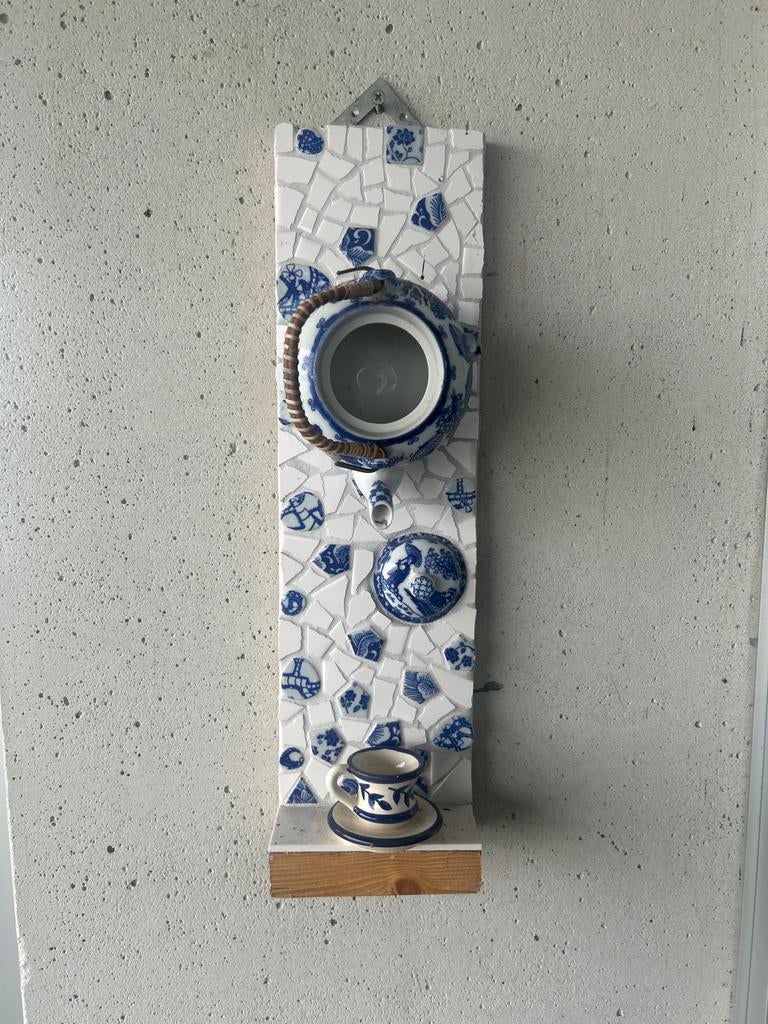 Vogelhuisje! Unieke theepot  wanddecoratie, Ophalen of Verzenden, Zo goed als nieuw