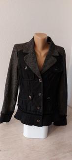 Salt & Pepper jasje zwart/grijs maat 40. Mooi jasje!, Ophalen of Verzenden, Zo goed als nieuw, Maat 38/40 (M), Zwart